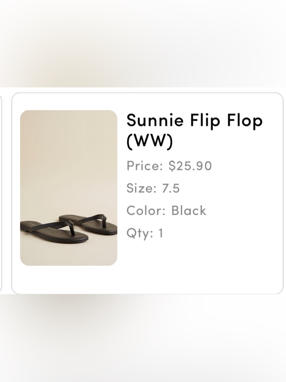 TORRID Black Sunnie Flip Flop Sandals *NWOT*